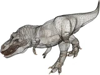 Tyrannosaurus Rex 3D Model preview