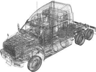 Ural Next Truck 3D Model preview