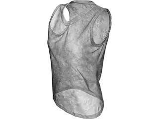 Volleyball Jersey 3D Model preview