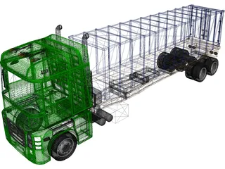 Truck 3D Model preview