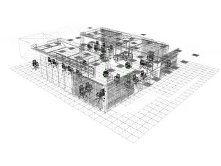 Bank 3D Model preview