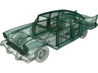 Chevrolet Bel Air Classic (1952) 3D Model preview