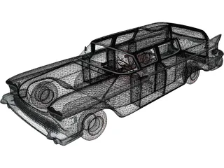 Hearse (1950) 3D Model preview
