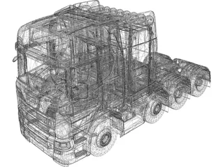 Scania S6000 3D Model preview
