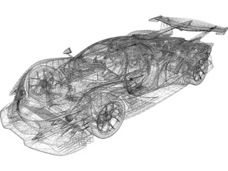 Gumpert Apollo Intensa Emozione (2019) 3D Model preview