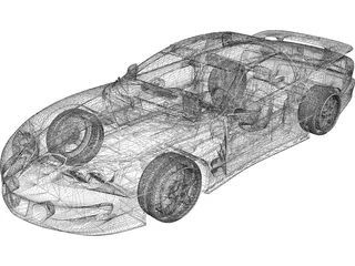 Pontiac Firebird Trans Am WS6 3D Model preview