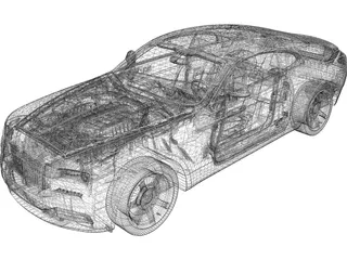 Rolls-Royce Ghost (2018) 3D Model preview