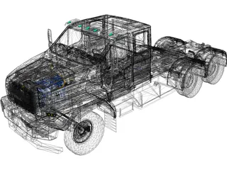 Ural Next Neo 6x4 Truck 3D Model preview