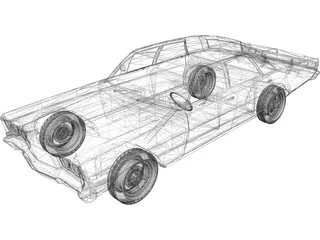 Ford Landau (1980) 3D Model preview