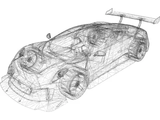 Jaguar C-X75 R3 Spec (2017) 3D Model preview
