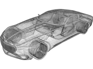Mercedes-Maybach Vision 6 Cabriolet 3D Model preview