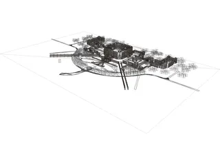 Abu Dhabi Emirates Palace 3D Model preview