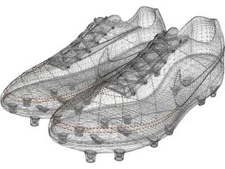 Nike Tiempo Legend V 3D Model preview