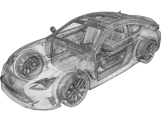 Lexus RC350 Coupe (2015) 3D Model preview