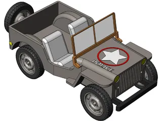 Jeep Wrangler 3D Model preview