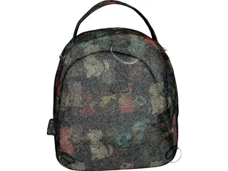 Teen Handbag 3D Model preview