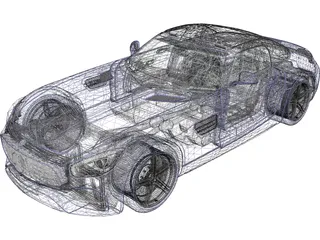 Mercedes-Benz GT-C Roadster 3D Model preview