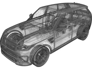 Range Rover 3D Model preview