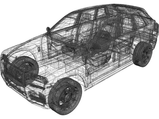 Rolls-Royce Cullinan (2019) 3D Model preview
