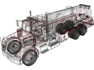 Peterbuilt Tanker 3D Model preview