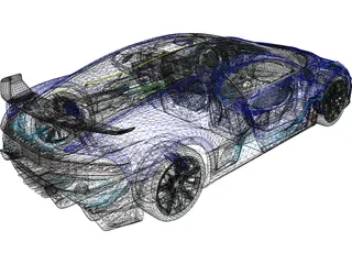 Bugatti Divo (2019) 3D Model preview
