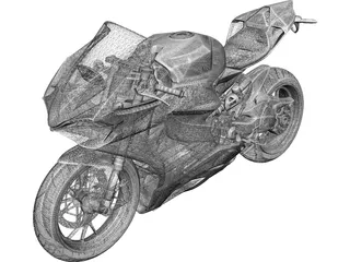 Ducati Panigale 1299 3D Model preview