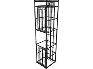 Elevator 3D Model preview