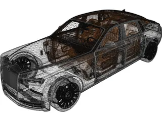 Rolls-Royce Phantom (2018) 3D Model preview