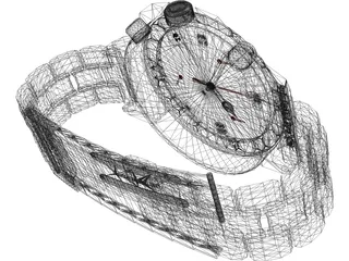 Expander Watch 3D Model preview