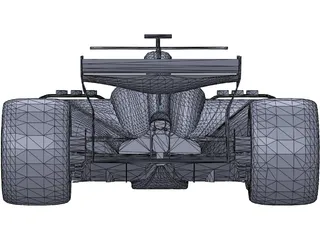 Formula 1 Car (2017) 3D Model preview