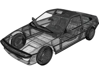 Talbot Matra Murena (1981) 3D Model preview