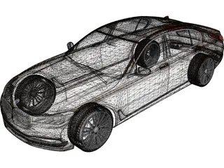 BMW 750Li (2016) 3D Model preview