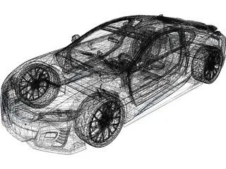 BMW i8 (2015) 3D Model preview