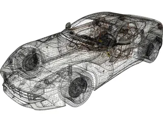 Ferrari F12 Berlinetta (2014) 3D Model preview
