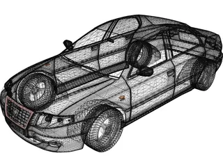 IKCO Samand Soren 3D Model preview