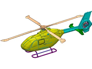 Eurocopter EC-135 3D Model preview