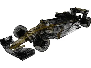 Renault RS17 F1 (2017) 3D Model preview