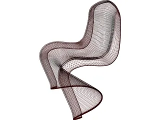 Panton Chair 3D Model preview