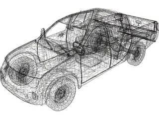 Mitsubishi L200 3D Model preview