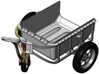 Cart 3D Model preview