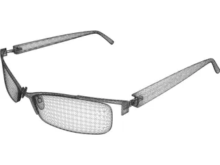Diesel Glasses 3D Model preview
