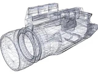Surefire x200 Light 3D Model preview