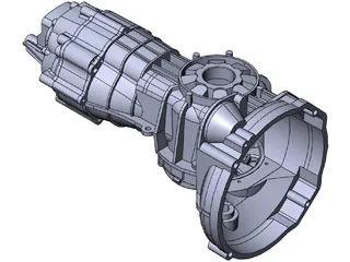 Transaxle Porsche G50 3D Model preview