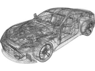 Aston Martin DBS Superleggera (2019) 3D Model preview