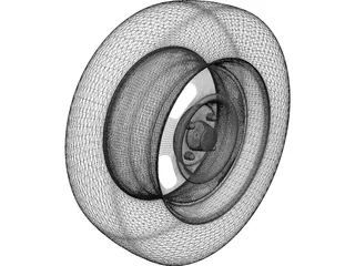 Wheel 3D Model preview