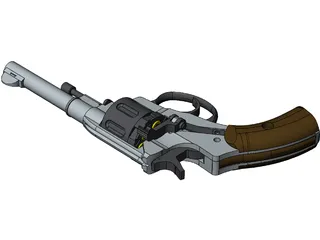 Na Gan Revolver 3D Model preview