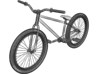 BMX Bike 3D Model preview