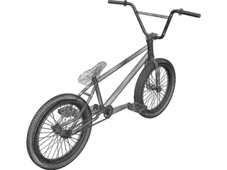 BMX Bike 3D Model preview