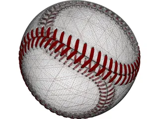 Baseball 3D Model preview