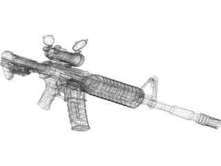 M4 3D Model preview